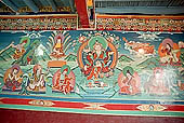 Ladakh - Stakna gompa, mural paintings 